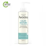 Aveeno Face Calm+Restore Nourishing Oat Cleanser (1x 200ml), Gentle Cleanser