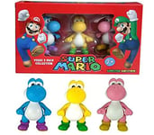 Nintendo Super Mario 6 cm Yoshi Figure Limited Collectors Edition (3 Pack)