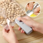 Mini Bag Sealer, 2024 Upgrade Handheld Heat Vacuum Sealer 2 in 1 Pussin tiivistysaine ja -leikkuri Magneettinen USB-ladattava Minisuljinkone Kuumasaumaustyökalu muovipusseille Välipalapussit Valkoinen 1 pakkaus