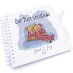 Personalised Our First Christmas Scrapbook Photo Album UV-237