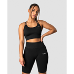 Ribbed Define Seamless Sports Bra, Black