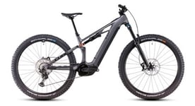 Vtt electrique tout suspendu cube stereo hybrid one44 hpc slx 800 shimano deore xt 12v 800 wh 29   gris slab 2025