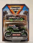 Monster Jam Grave Digger Monster Truck & Race Car 1:64 Scale