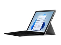 Microsoft - Pack Surface Pro 7+ (Windows 11, écran Tactile 13'', 16 Go RAM, 256 Go SSD, Intel Core i5) Ordinateur Portable Platine + Clavier AZERTY Noir