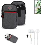 Holster + earphones for OnePlus 10R 5G Belt Pouch