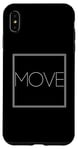 Coque pour iPhone XS Max Move - Déclaration minimaliste Fitness Action Sports Lover