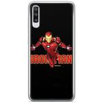 ERT GROUP mobile phone case for Samsung A70 original and officially Licensed Marvel pattern Iron Man 030 optimally adapted to the shape of the mobile phone, case made of TPU