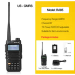 (RA85 GMRS)Retevis RA685 Walkie Talkie Ham Kaksisuuntaiset radioasemat Pitkän kantaman radiopuhelimet Ammattimaiset UHF VHF USB Type C -laturi 5W CHIRP