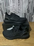 ADIDAS ULTRABOOST 20 TRIPLE BLACK TRAINERS MENS UK 9 EUR 43 1/3 US 9.5 EG0691