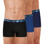 Athena Homme Coton sous-vêtement, Noir/Bleu/Marine, 4XL EU