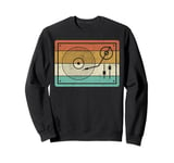 Old Record Player Retro Vinyl Record Vinyl Music Collector Sweatshirt