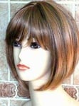 Forever Young UK Ladies Wig Classy Short Bob with Central Parting & Full Fringe