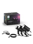 Philips Hue Hue Outdoor Lily Garden Spotlight Set 3X 8W + Base Unit