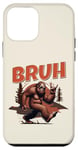 Coque pour iPhone 12 mini Big Foot Sasquatch Bruh Inscription humoristique Bigfoot