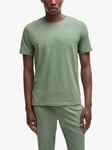 HUGO BOSS Short Sleeve Lounge Top, Light/Pastel Green