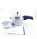 Prestige Smart Plus Pressure Cooker in Stainless Steel Induction Double Handle