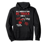 Rc Monster Truck Car Remote Control Pullover Hoodie