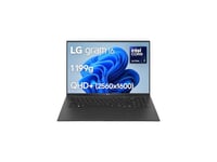 LG Gram 16Z90S-G.AD75F - PC Portable 16" 1199g, écran IPS QHD+ 16:10, Plateforme Intel® Evo™ Ultra 7 155H, RAM 32Go, SSD 512Go NVMe, Intel Iris XE, Thunderbolt™ 4, Windows 11, Clavier AZERTY, Noir