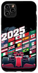 Coque pour iPhone 11 Pro Max Formula Racing Circuit Programme 2025 Racing Day Amateur