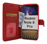 New Standcase Wallet Xiaomi Redmi Note 8 Pro (Röd)