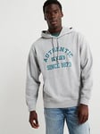 Levi's Relaxed Graphic Hoodie - Grey, Grey, Size S, Men