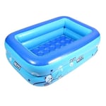 Piscine gonflable carrée pour enfants,120cm/130cm,baignoire pour bébés,grande maison d'extérieur - Type [2]-80cm