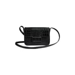 Noellembg Crossbody Veske, Croco Black