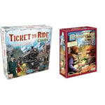 Days of Wonder | Ticket to Ride Europe Board Game | Ages 8+ | For 2 to 5 players | Average Playtime 30-60 Minutes & Z-Man Games | Carcassonne Traders & Builders | Board Game EXPANSION 2 |Ages 7 and up