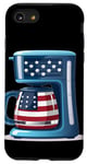 iPhone SE (2020) / 7 / 8 Patriotic coffee bean and maker costume Case