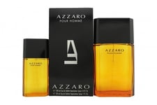 AZZARO POUR HOMME GIFT SET 100ML EDT + 30ML EDT - MEN'S FOR HIM. NEW