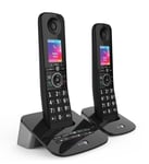 BT Premium Black Cordless Phone with Advanced Nuisance Call Blocker Twin Handset