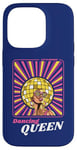 Coque pour iPhone 14 Pro Rétro 70s 80s Funky Disco Ball Afro Queen Diva Vintage