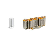 Module Additionnel pour Station Météo Netatmo & Amazon Basics Lot de 20 piles alcalines Type AAA 1,5 V 1340 mAh (design variable)