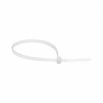 Sangle autobloquante | Serre câble plastique | Collier de serrage | Collier de serrage plastique | Sachet avec accroche de 25 colliers auto|bloquants 3.6 mm x 140 mm | Incolore | 709052 Debflex