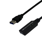 connektgear 5m USB 3 Active Extension Cable A Male to A Female - High