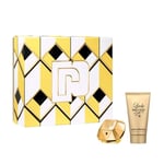 PACO RABANNE Lady Million 50ml EDP + 75ml Body Lotion For Her GIFT SET Brand New