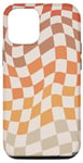 Coque pour iPhone 15 Pro Carreaux à carreaux rétro couleur vintage damier