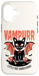 iPhone 16 Vampurr Little But Dangerous Cat Cute Vampire Design Case