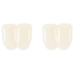 2 Pcs Winnie Buck Teeth Fake Rabbit Dentures and Front Cos Props