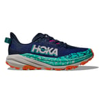 Hoka Speedgoat 6 Dame Terrengsko Str. 40 - Blå | Perfekte for Skog- og Terrengløp | Fri Frakt over 1599kr