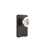 Classy Women Orange Basketball Cadeau pour maman de basket-ball Texte PopSockets PopWallet pour MagSafe