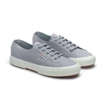 Superga Womens/Ladies 2750 Nappa Leather Trainers (Light Blue Grey/Avorio) - Grey/White - Size UK 4