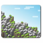 Computer Mouse Mat - Gamer Block Building Game Gaming Office Gift #13191