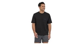 T shirt patagonia boardshort logo pocket noir