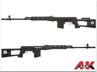 A&K Airsoft Dragunov SVD Fjädergevär Stock 6mm