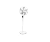 Ventilateur sur pied design 40 cm avec Minuterie 35W blanc Trotec