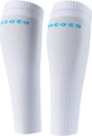 Gococo Compression Calf Sleeves White, 40-45 cm