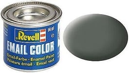 REVELL - Matte Olive Gray Enamel Paint 14ml -  - REV32166