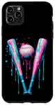 iPhone 11 Pro Max Sprinkles Drip Baseball Bat Art for Baseball Fans Design Case