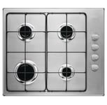 Zanussi ZGH62414XS 60cm Stainless Steel Gas 4 Burner Cooker Oven Hob #19